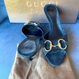 Black Gucci heels